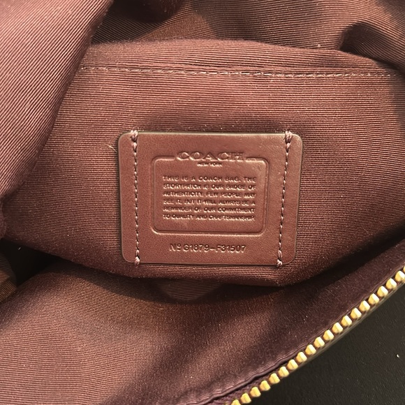 Coach Burgundy Shoulder Bag - Picture 10 of 10